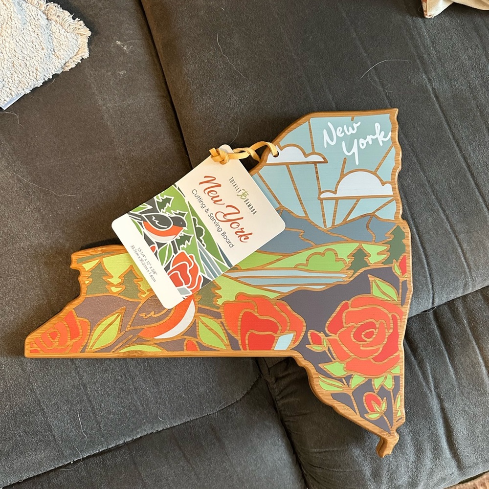 New York bamboo cutting board